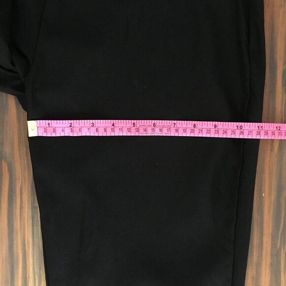 [Denver Hayes] Black False Pocket Dress Capris | 12 | Great - Picture 6 of 14